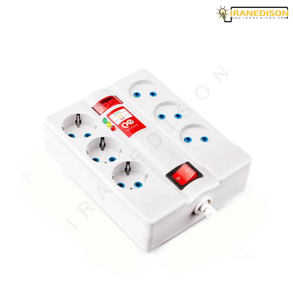 قیمت محافظ برق 6 خانه پارت الکتریک